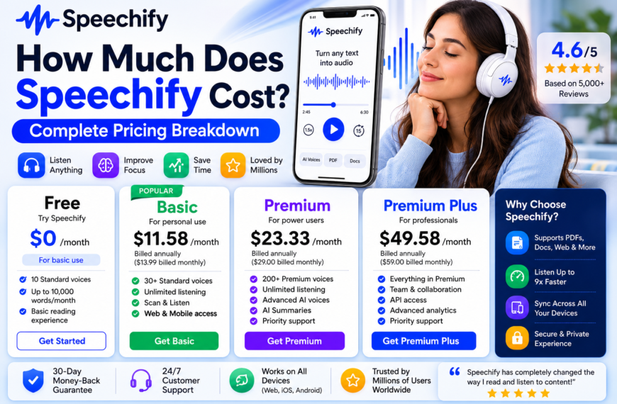 How Much Does Speechify Cost? Complete Pricing Breakdown